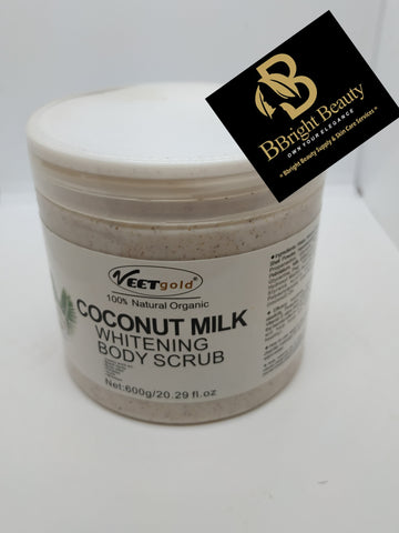 Veet gold 100% Natural Organic Coconut Brightening Body Scrub 600g Veet gold 100% Natural Organic Coconut Brightening Body Scrub 600g