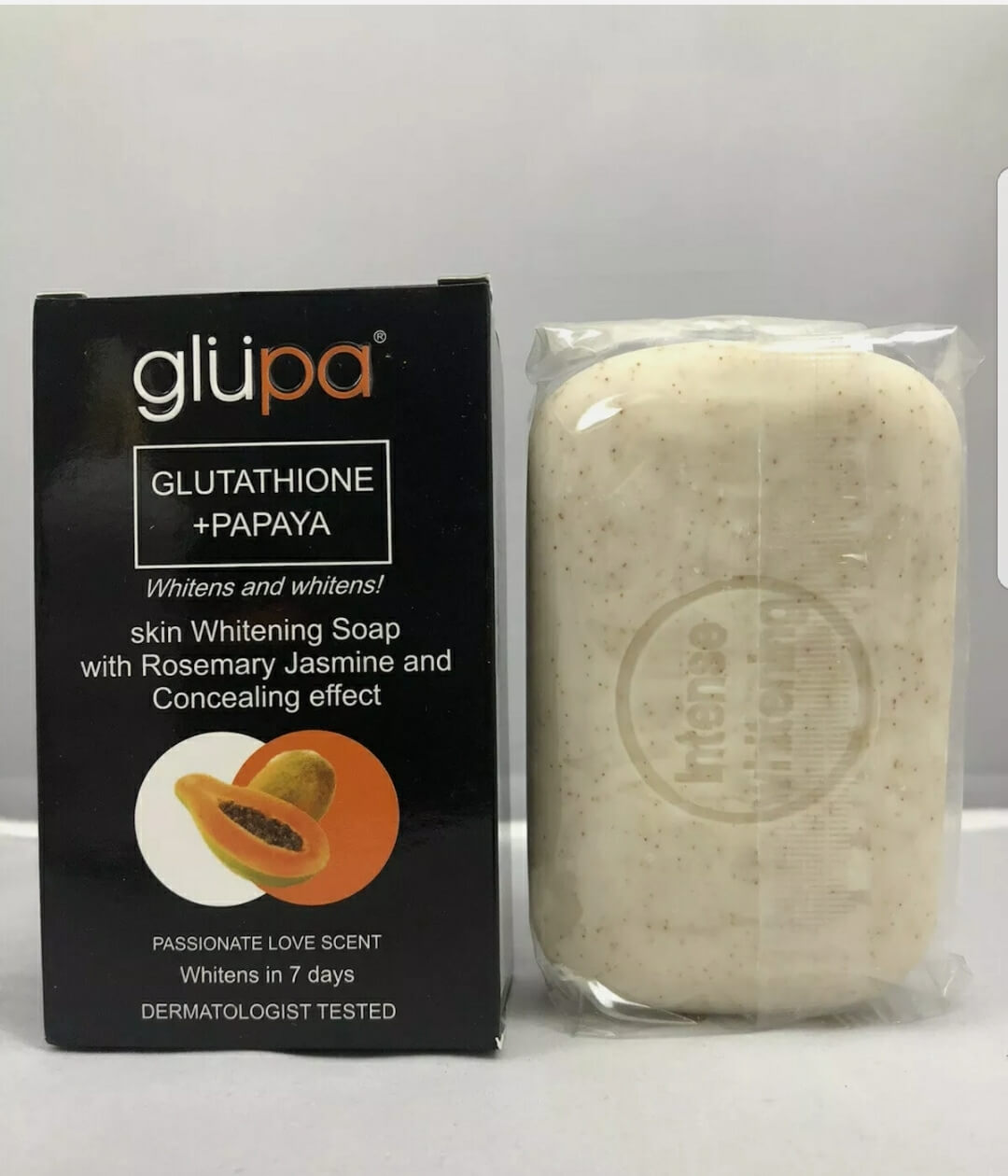 Glupa glutathione +papaya Skin Brightening soap BBluxury Skincare Glupa glutathione +papaya Skin Brightening soap BBluxury Skincare