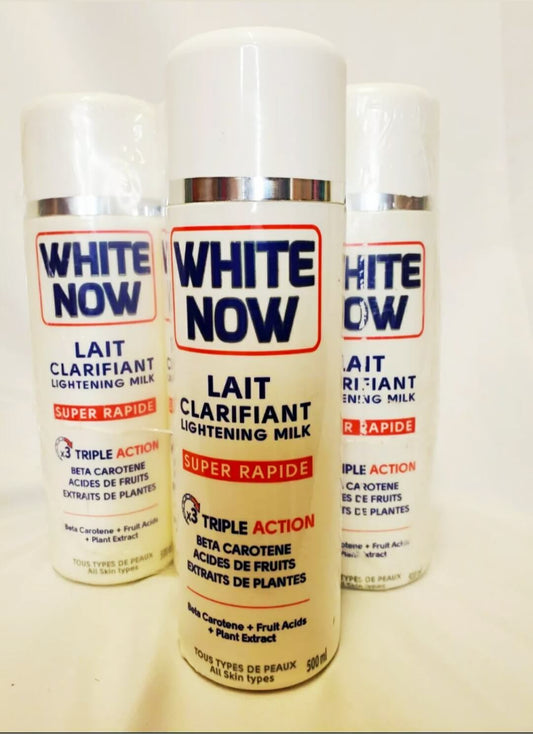 1 Bottle White Now Lightening Milk Triple Action Lotion 500 ml