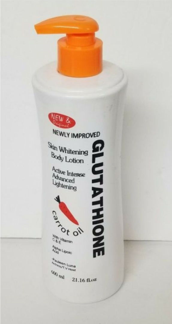 1 Glutathione Skin Lightening with Carrot Oil Lotion 600ml