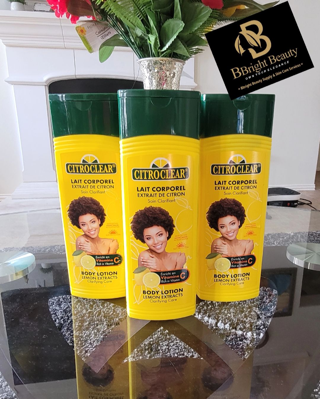 Citroclear skin Brightening accelerator with lemon extract lotion 500ml(Price is for one piece)