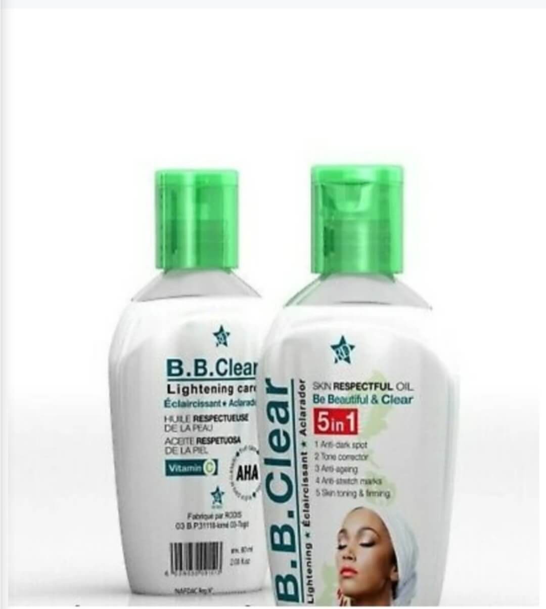 B B Clear Lightening Oil 60ML