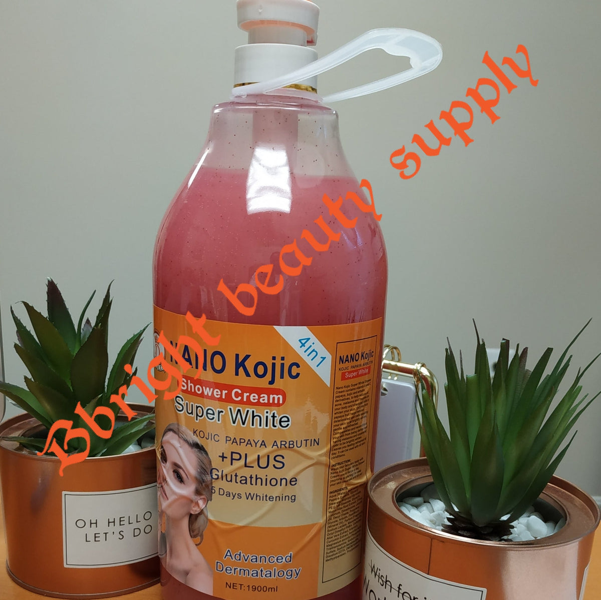 Nano Kojic Super white brightening shower gel plus glutathione 1900ML