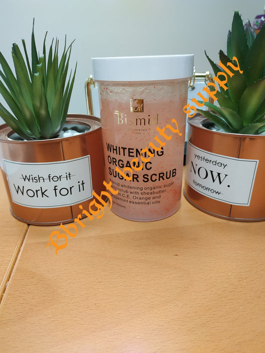 Bismid Organic Brightening Sugar Body Scrub 400ml