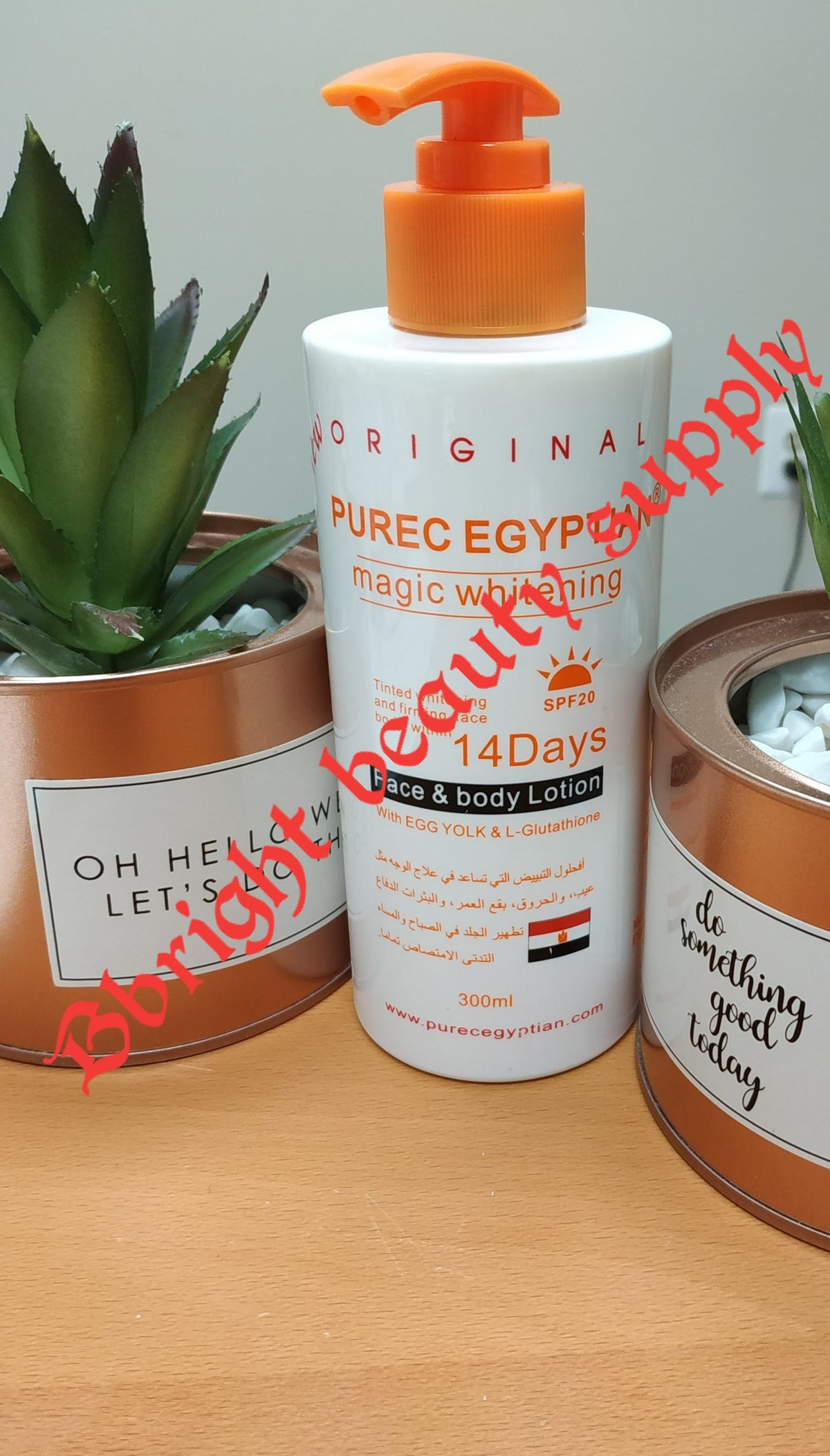 Pure Egyptian magic brightening with egg yolk + L glutathione 14 days action 300ml