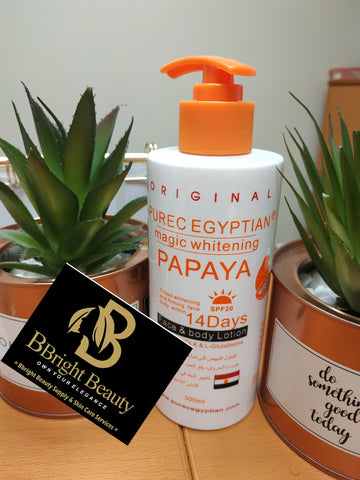 Purec Egyptian Magic Brightening Papaya Lotion 300ml