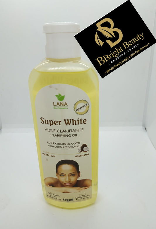 Huile Eclaircissante Super White Lightening Super Rapid Oil 125ml