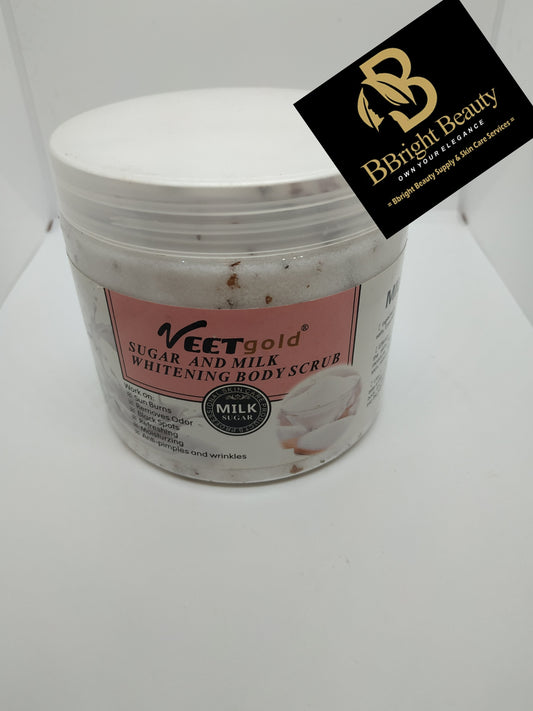 Veet gold Sugar and Milk Lightening Body Scrub 680g