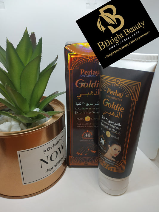 Goldie Perlay exfoliating Scrub(Dark knuckle remover,whitens,soft skin)75ml