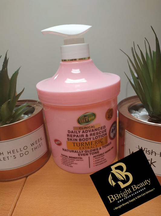 Veet Gold Daily Advanced Repair &Rescue Skin Body Lotion 500ml Tumeric Extract