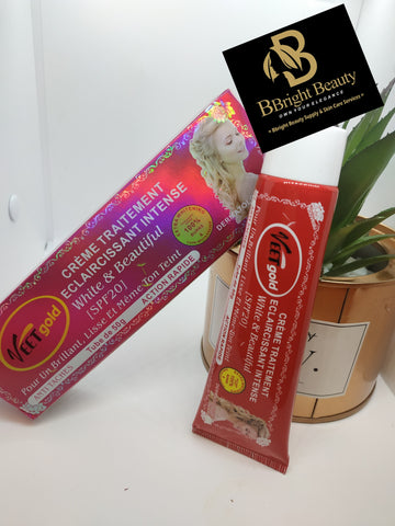 Veet Gold Strong Lightening Skin treatment Tube cream with Spf 20 50g