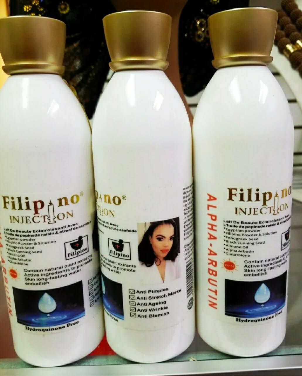 Filipino Inj Brightening Lotion with Alpha Arbutin 450ml