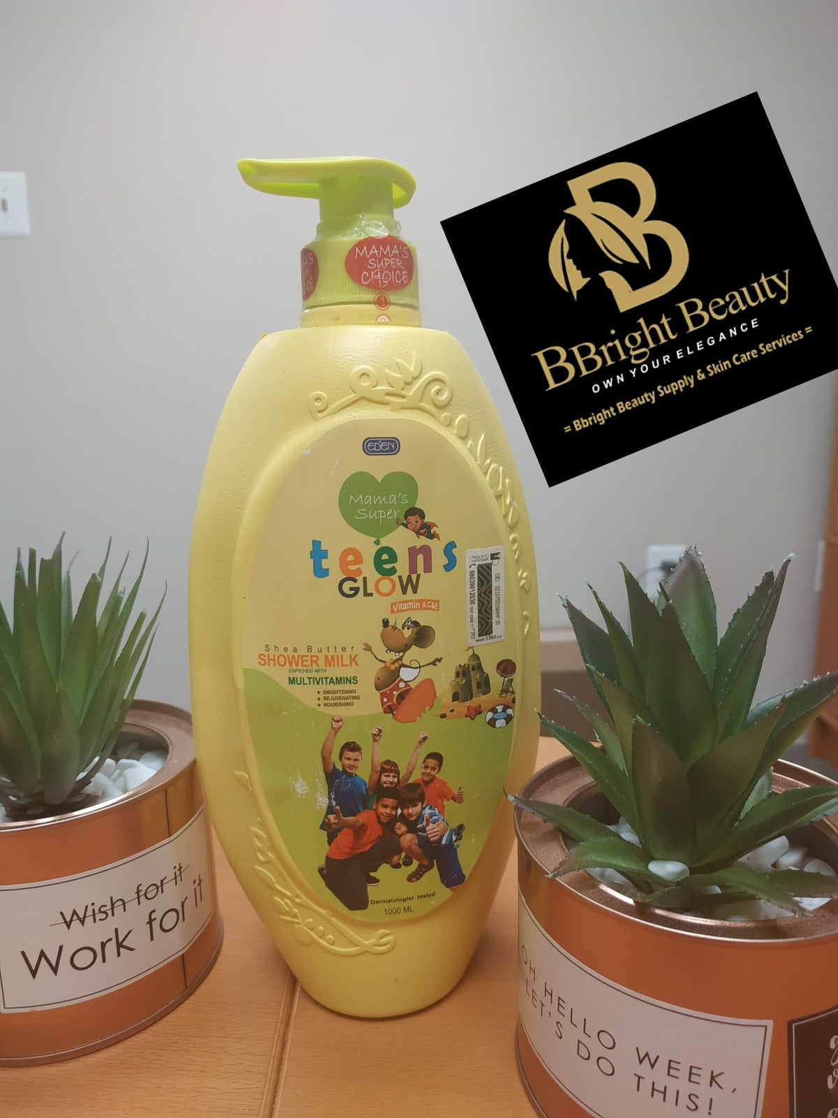 Eden Mama Super Teens Glow Shower bath with Multivitamins 1000ml