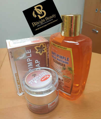 Renew Anti pimple/Acne  Set(Face cream,soap,cleanser 220ml)
