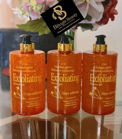 Golden Glow Intensive Brightening Exfoliating Shower Gel 1000ML(Price is for one Jar)