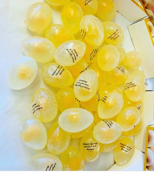 1 PC Egg collagen soap