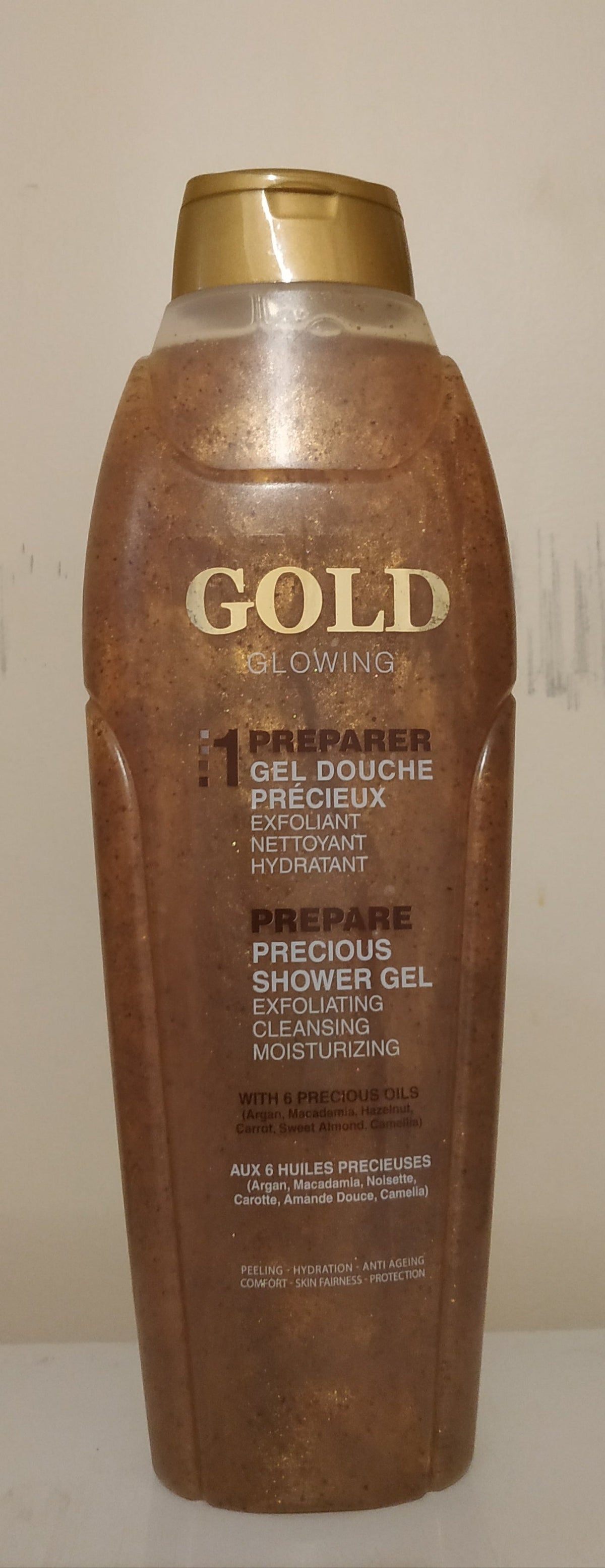 Pure white gold Exfoliating Shower Bath 1000ML