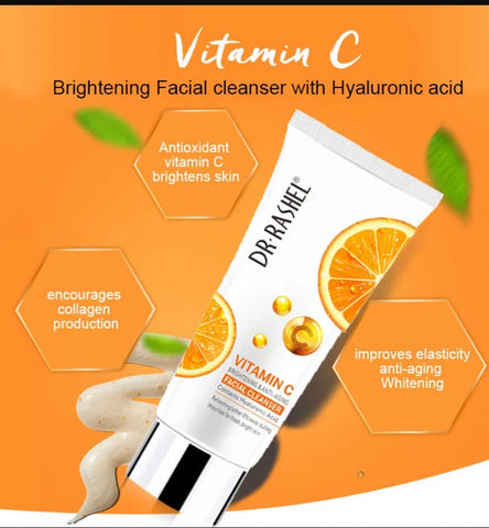 Dr.Rashel Vitamin C brightening Facial Cleanser with hyaluronic acid 80ml