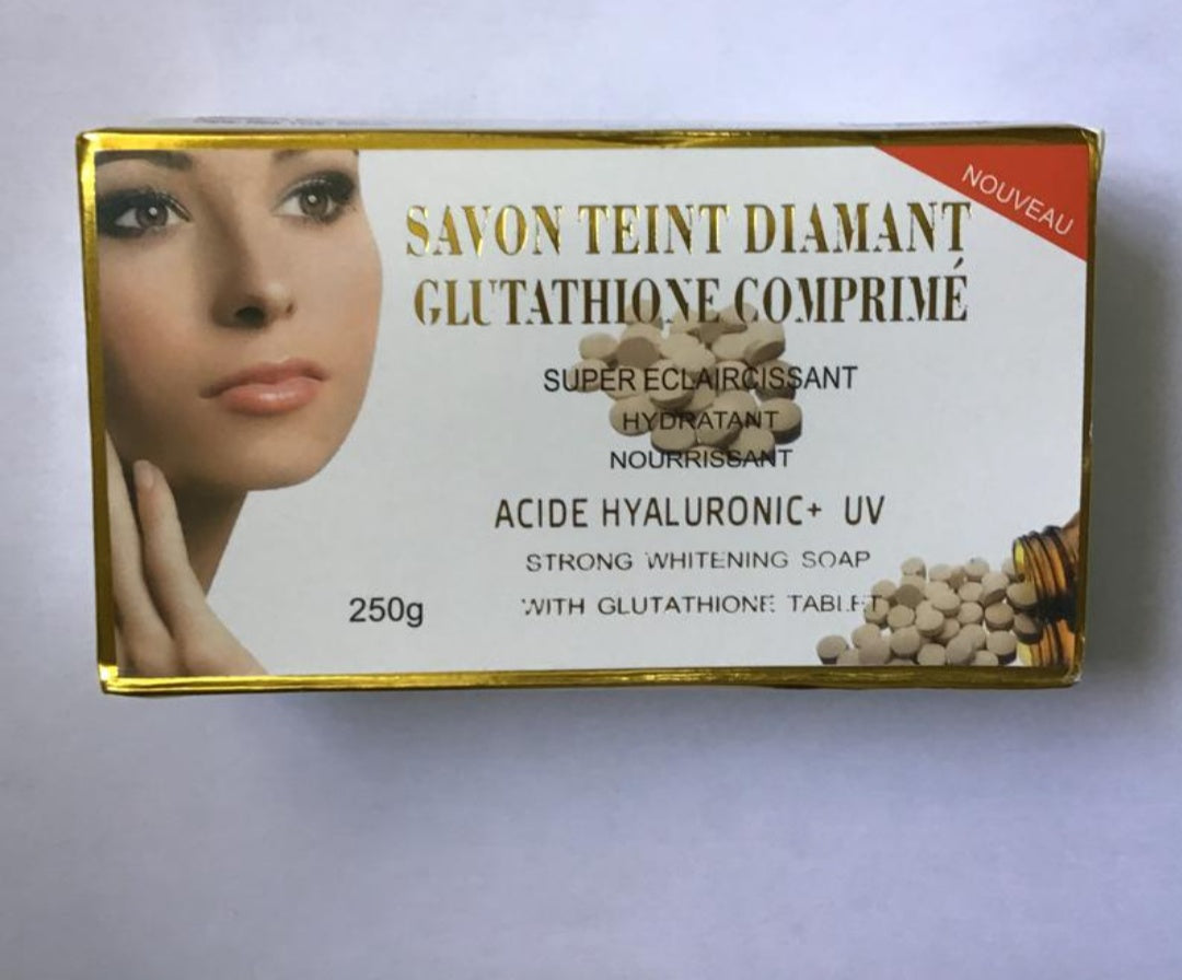 Glutathione comprime Super Eclaircissante strong lightening soap with Glutathione tablet 250g