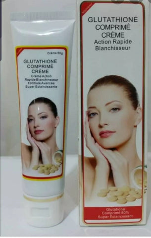 Glutathione Comprime Brightening Fast Action Tube Cream