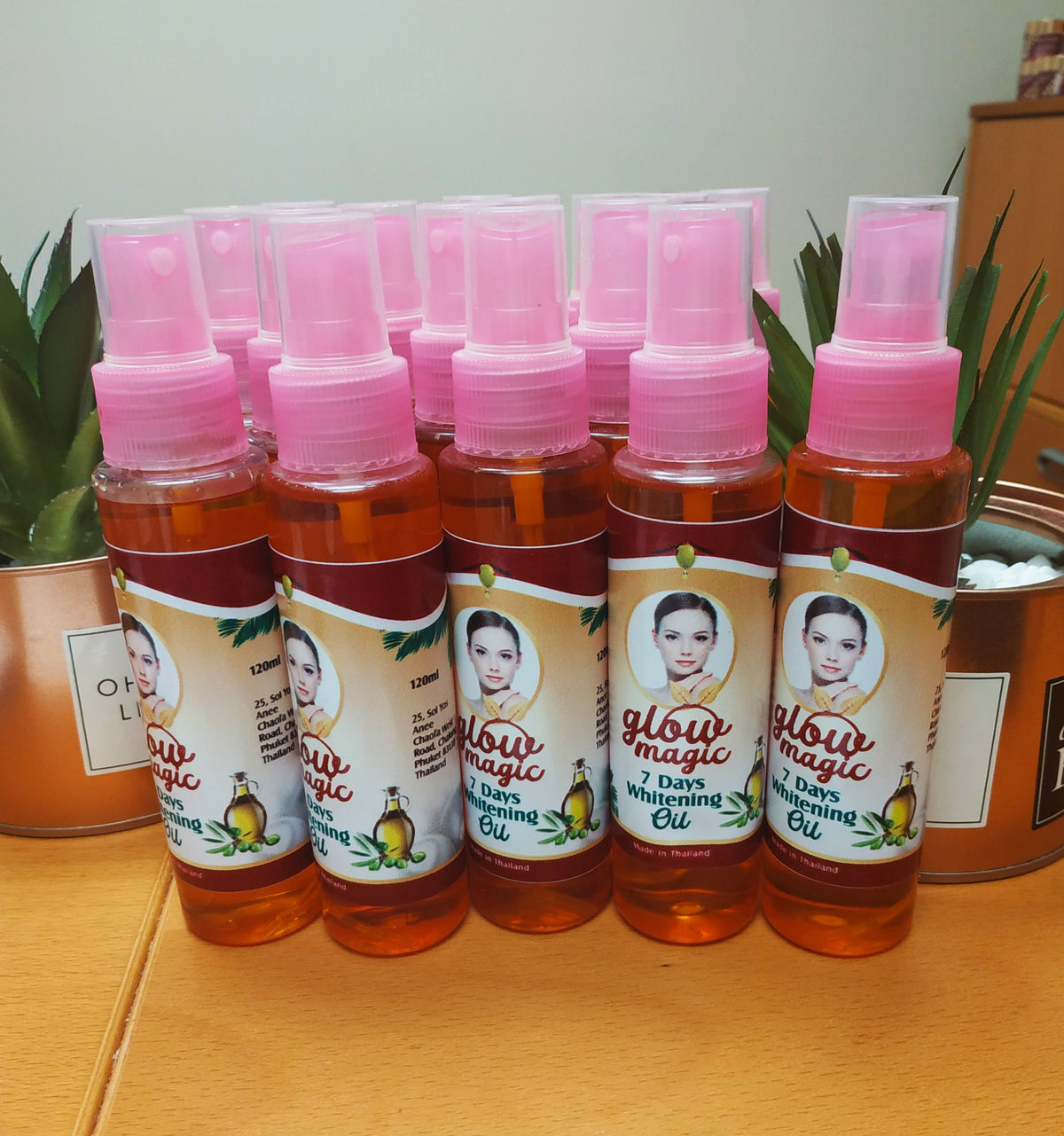 Glow magic 7 days action strong Brightening oil 120ml