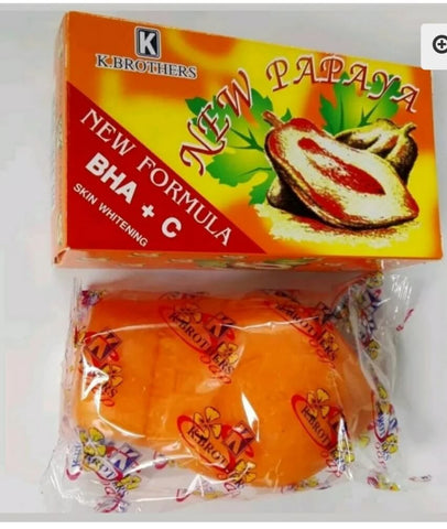 K Brothers New Papaya Soap BHA+C