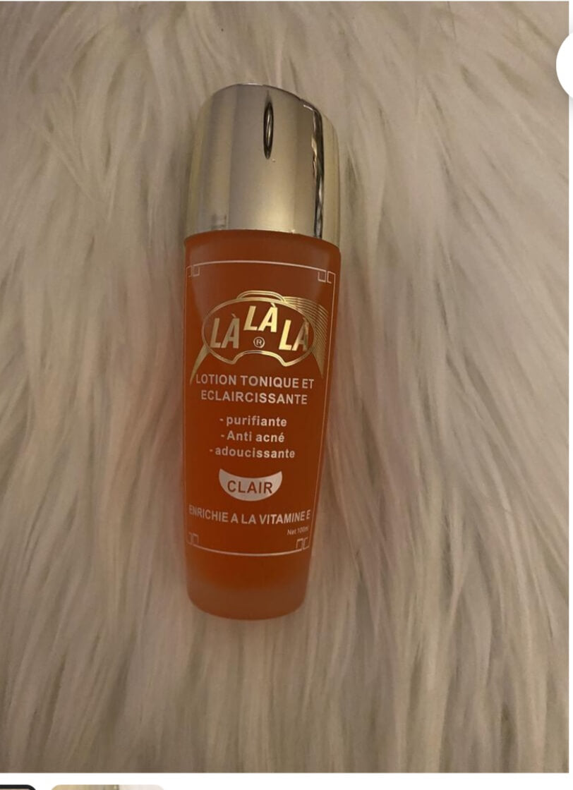 Lalalala lotion tonique eclairssisante adoucissante  at rajeunissante Clair 100ml