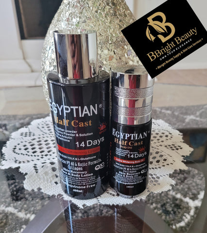 Egyptian half cast 14 days Action lotion set(Lotion + Serum)