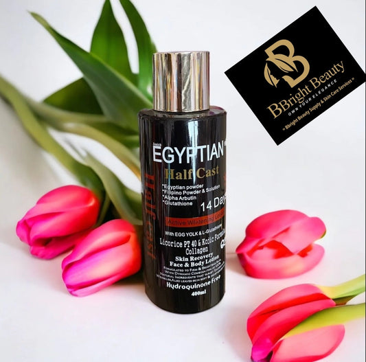 Egyptian Half Cast 14 Days Active Brightening lotion 400ML