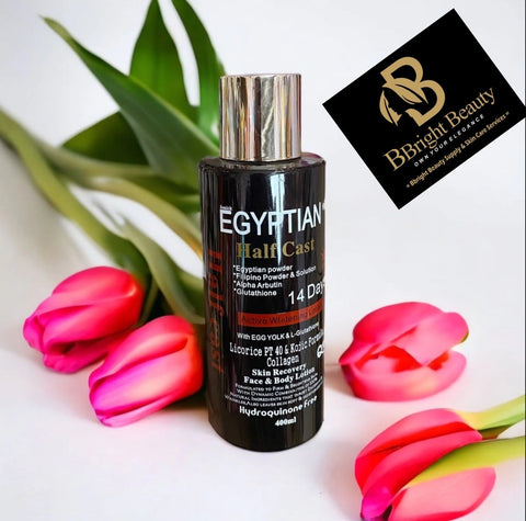 Egyptian Half Cast 14 Days Active Brightening lotion 400ML