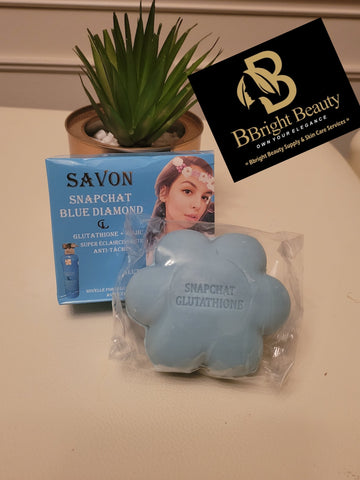 SnapChat Blue Diamond Glutathione + Kojic Soap 200g