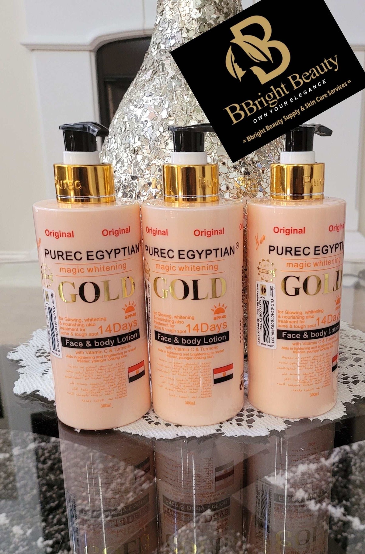 Pure Egyptian Magic Brightening Gold Lotion 300ml