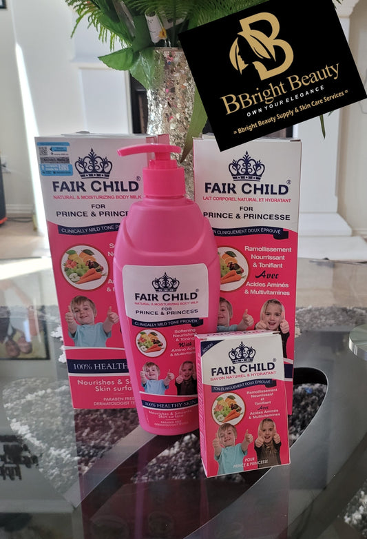 Fair Child Natural and Moisturizing Body Milk with Amino Acids & Multivitamins + Soap