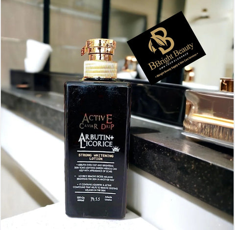 Active Caviar Drip Arbutin + Licorice Strong Brightening Lotion 444ml