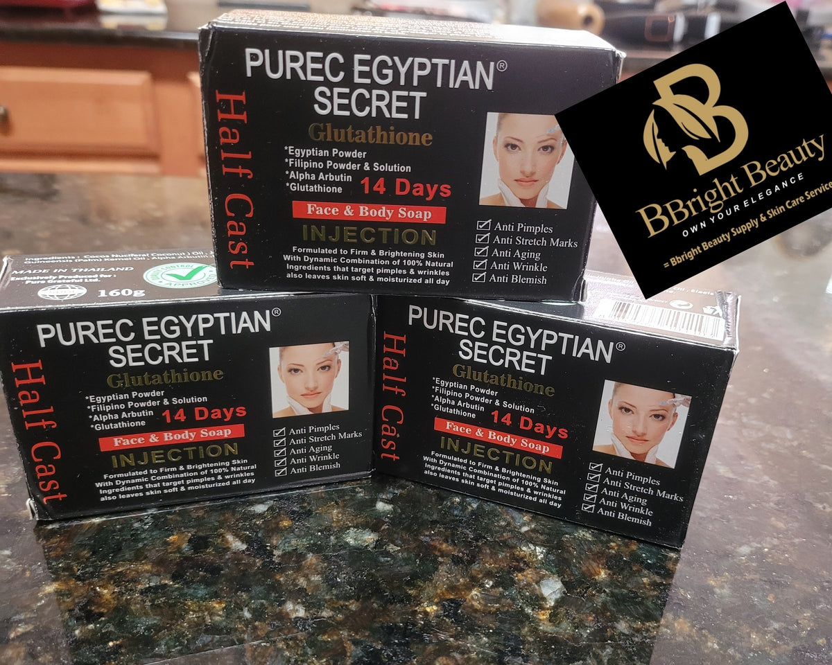 Pure Egyptian Secret 3X Half Cast Face & Body Soap 160g