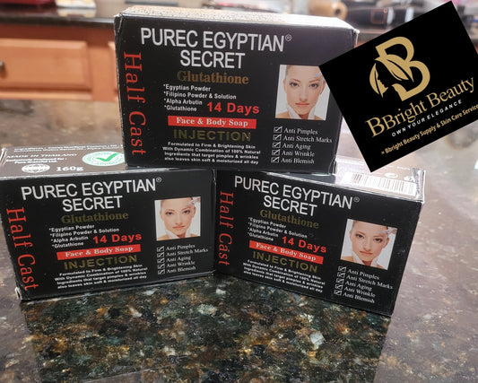 Pure Egyptian Secret 3X Half Cast Face & Body Soap 160g