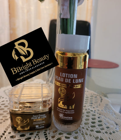 Peau De Lune Eclaircissante Cleanser + Facial Cream
