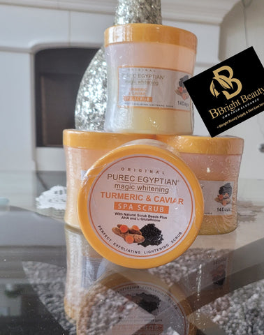 Purec Egyptian Magic Brightening Turmeric & Caviar Spa Scrub – 750g(Price is for one)