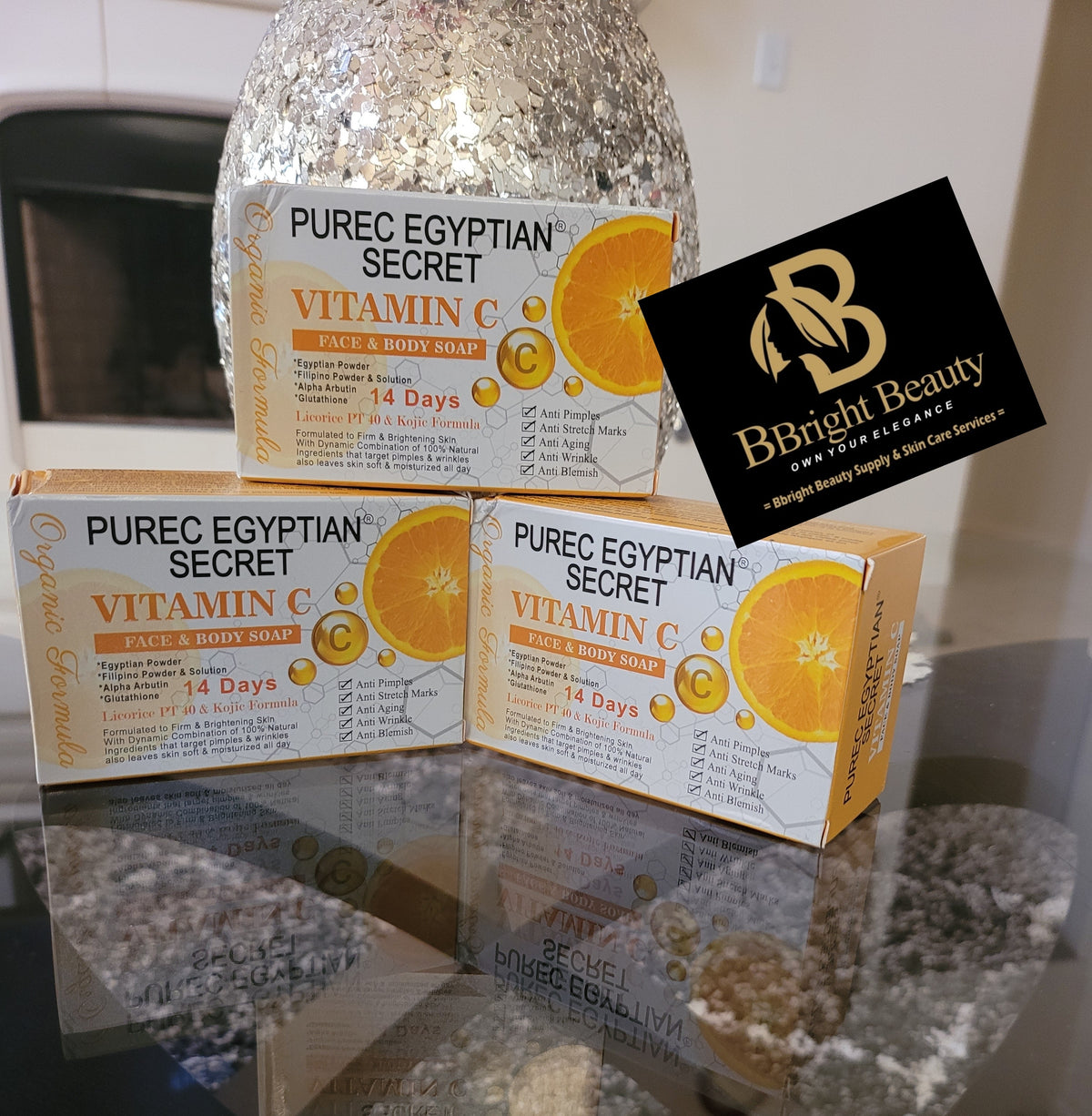Pure Egyptian Secret Vitamin C Face &Body Soap(Price is for one)