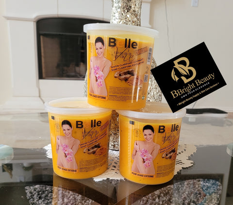Belle Vie Rich Turmeric Clarifying &Exfoliating Soap 670g(Price is for one Jar)
