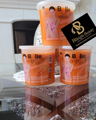 Belle Vie Clarifying & Exfoliating Carrot Savon Body Soap 670g(Price is for one Jar)