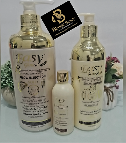 Easy Glow  Gold Strong Brightening Body Milk lotion set