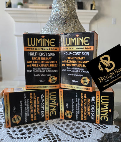 Lumine Super Brightening Half Cast Skin Soap 135g(Price is for one)
