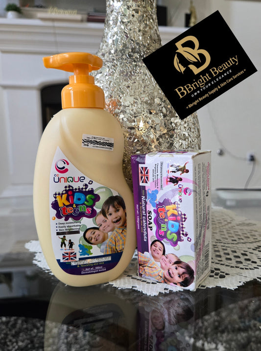 Unique Kids&Teens Moisturizing Body Lotion 500ml + Soap 150g