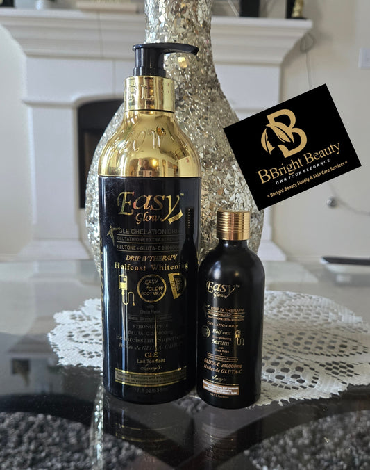 Easy glow Half cast Body Milk 500ml +Serum 80ml