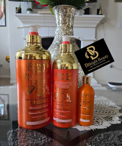 Easy Glow Super Carrot Toning Milk Lotion Set