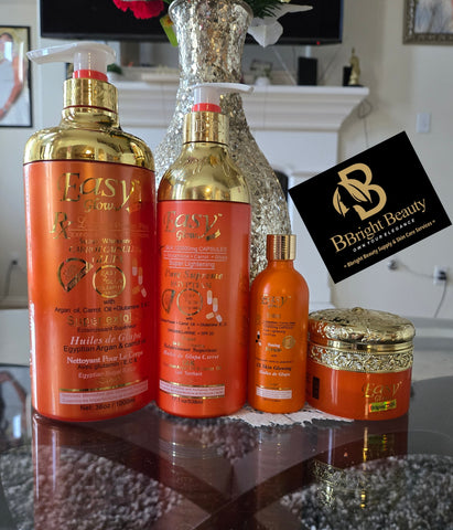 Easy Glow Super Carrot Toning Milk Lotion Full Set(Shower bath,lotion,face cream,serum)