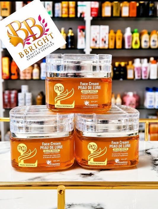 Peau De Lune Gluta White with Carrot Extract Face Cream plus SPF(Price is for one piece)