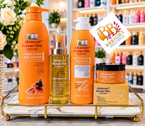 Advanced Korean Skin Bright &Clear Body Lotion Full Set