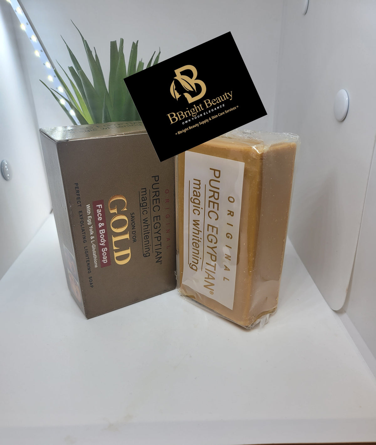 Pure Egyptian Magic Brightening Gold Face & Body Soap 160h